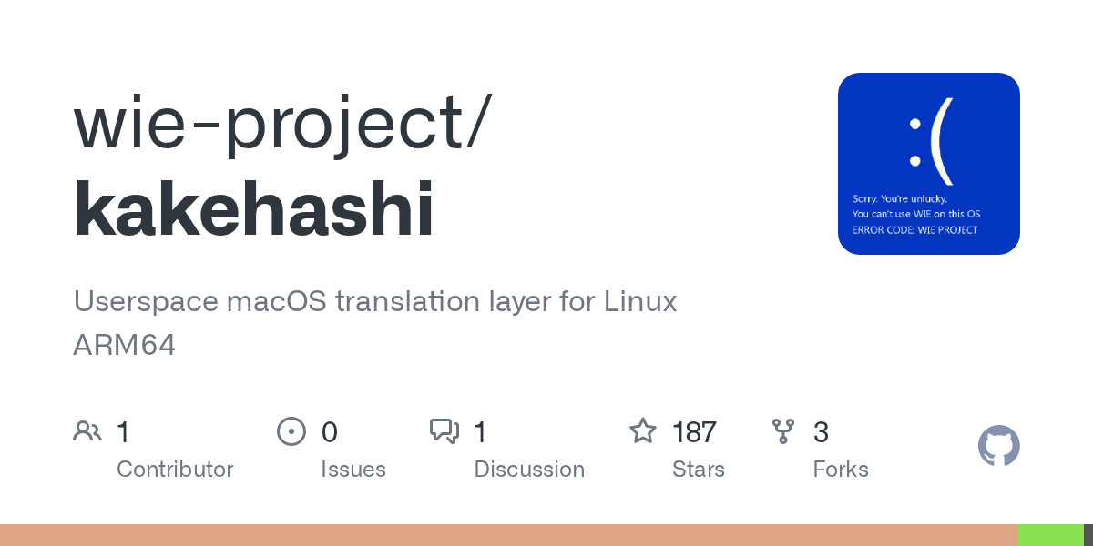 Show HN: Kakehashi — run macOS binaries on Linux ARM in userspace
