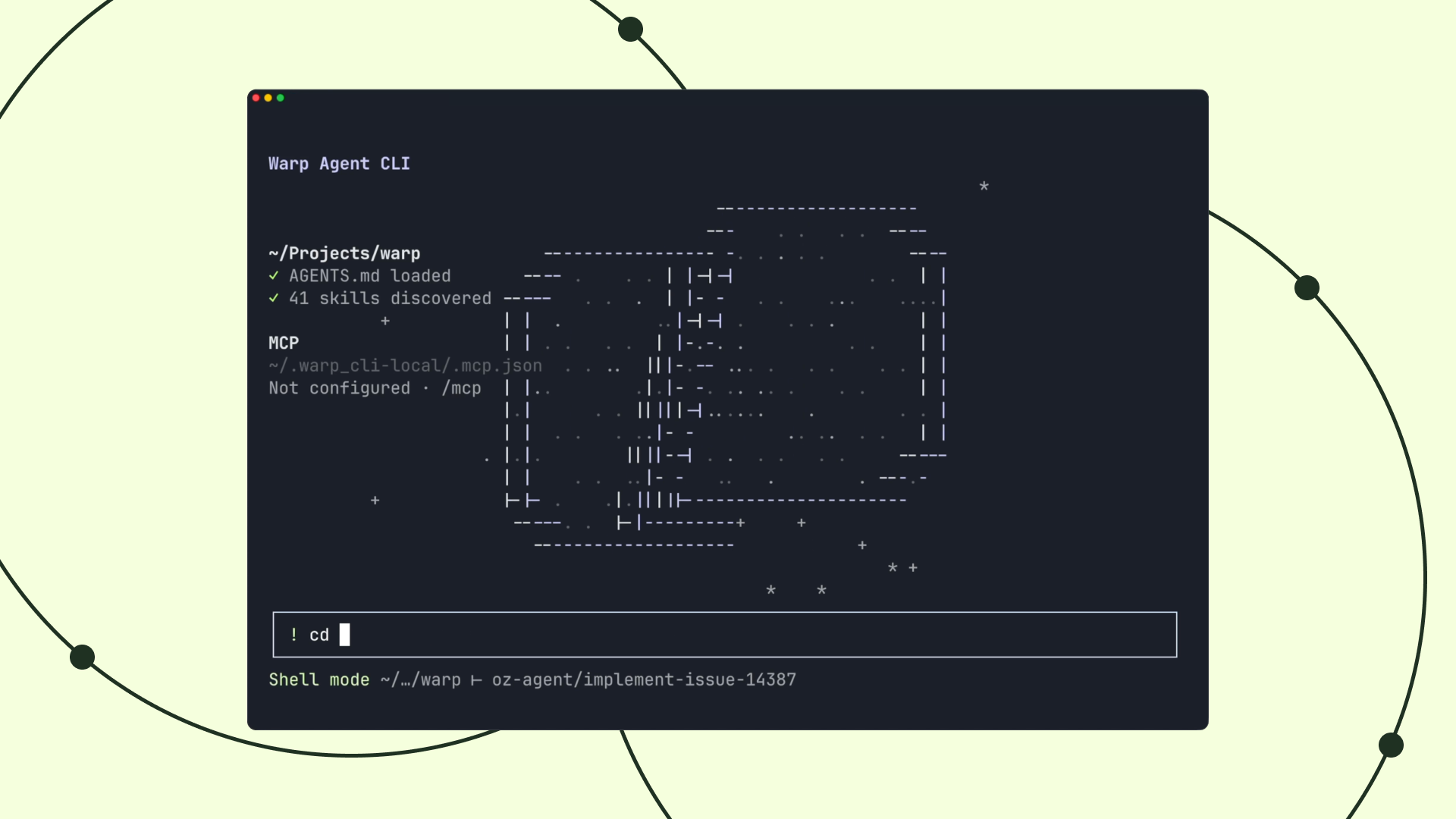 Introducing the Warp Agent CLI