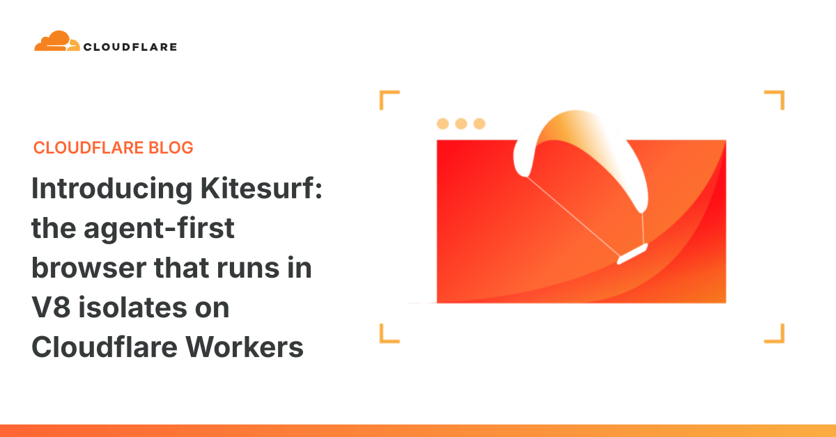Kitesurf: an agent-first browser in V8 isolates