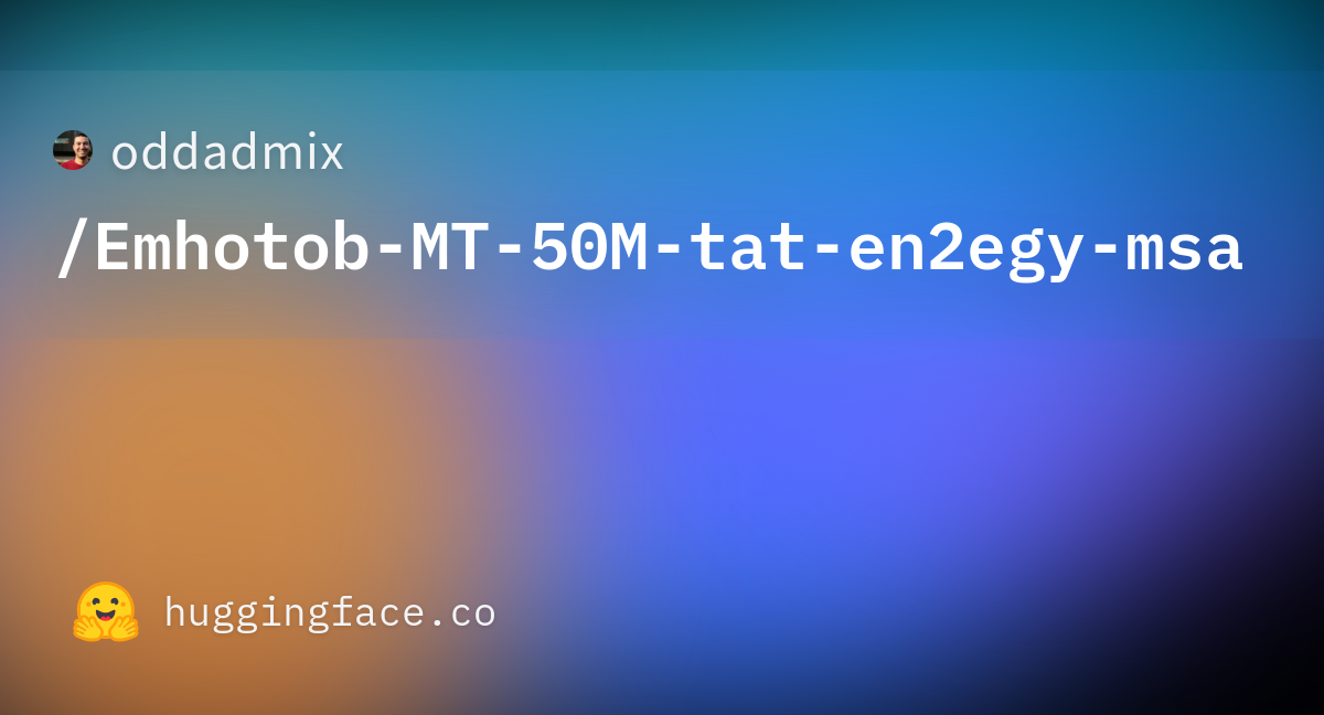 Emhotob-MT-50M: a tiny English-to-Egyptian Arabic translator that keeps MSA