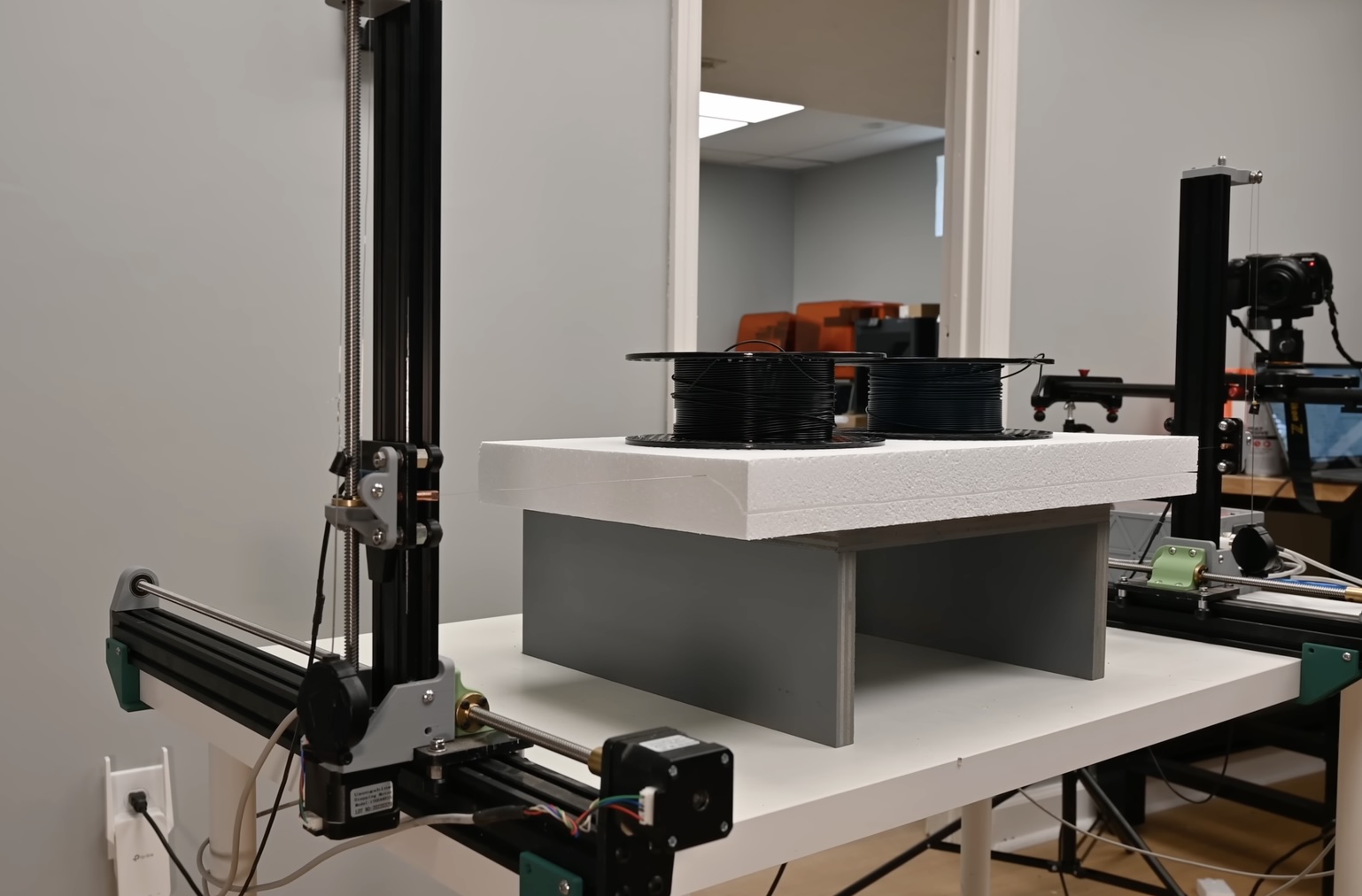 This CNC hot wire cutter was created specifically for making airplane wings