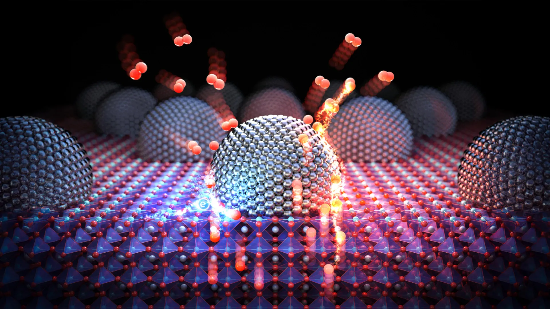 Silver nanocatalysts switch reaction sites between power and hydrogen modes