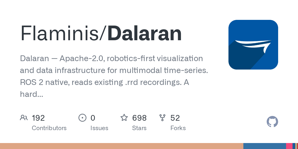 Dalaran is a robotics-first observability stack for multimodal time-series