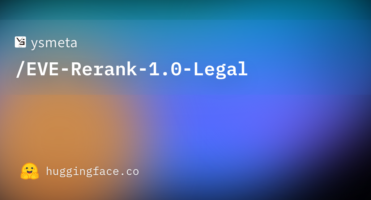 EVE-Rerank-1.0-Legal: a small reranker for Korean legal precedents