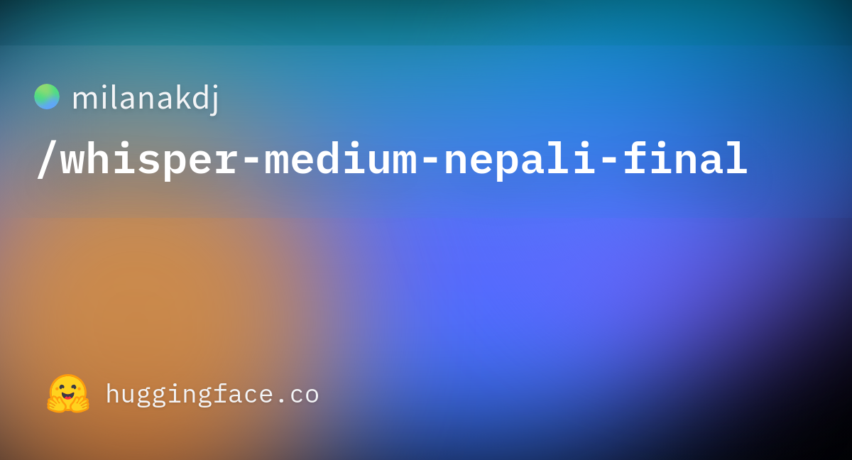 Whisper-medium Nepali: a 10.9% WER ASR fine-tune for a low-resource language