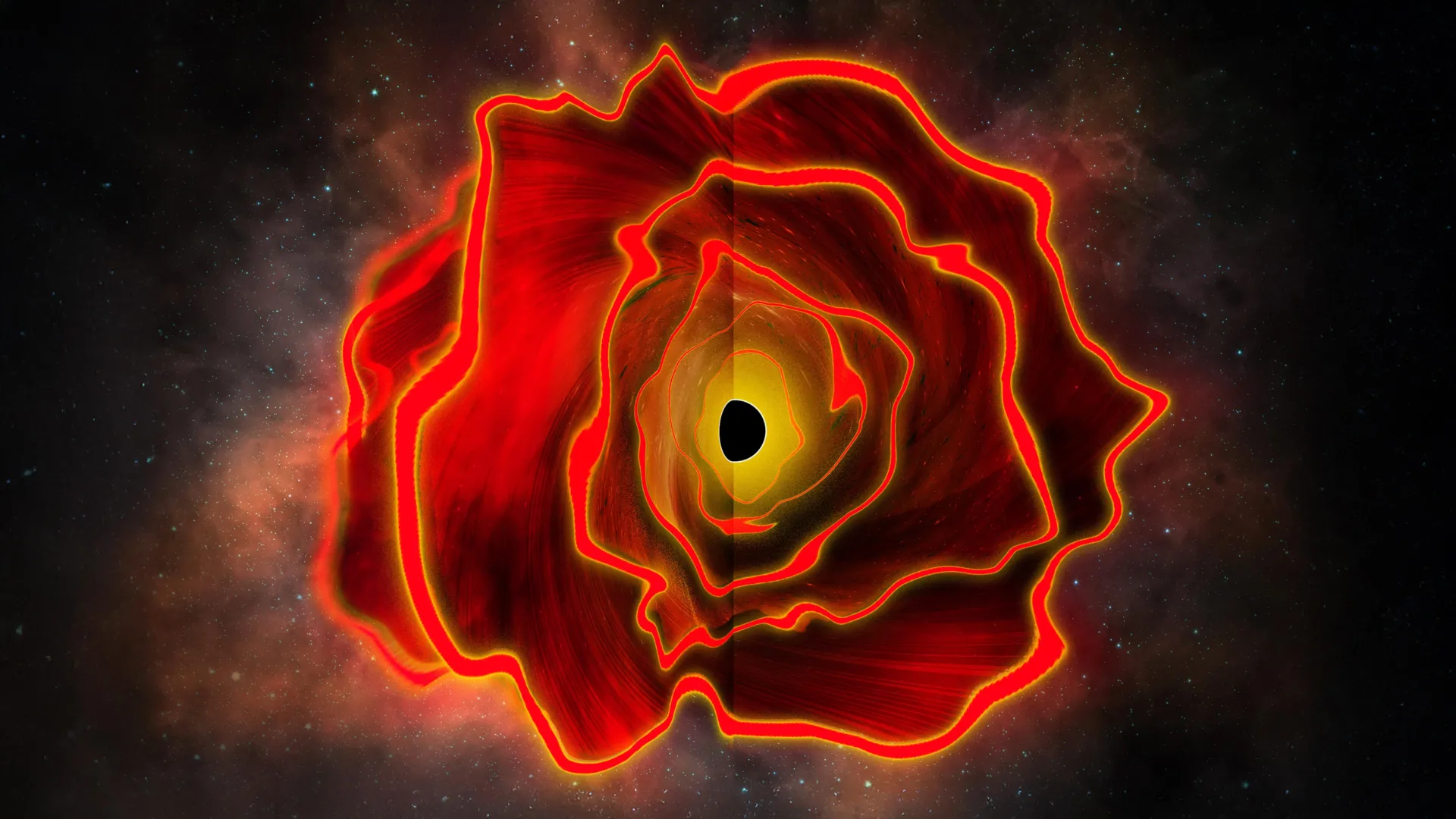 JWST spots a bizarre 'black hole star' 100 billion times brighter than a star