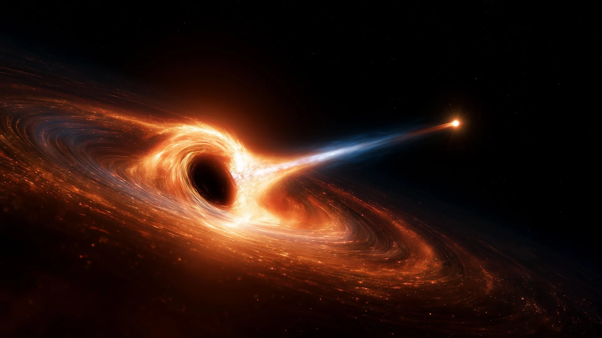 A black hole shredded a 'super sun' — but something strange may have survived
