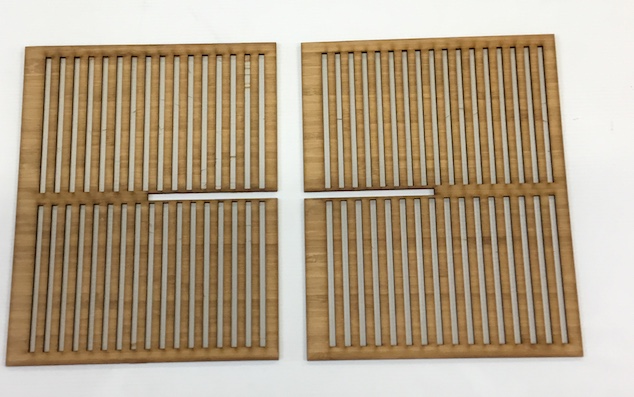 Guiding ships with Moire patterns